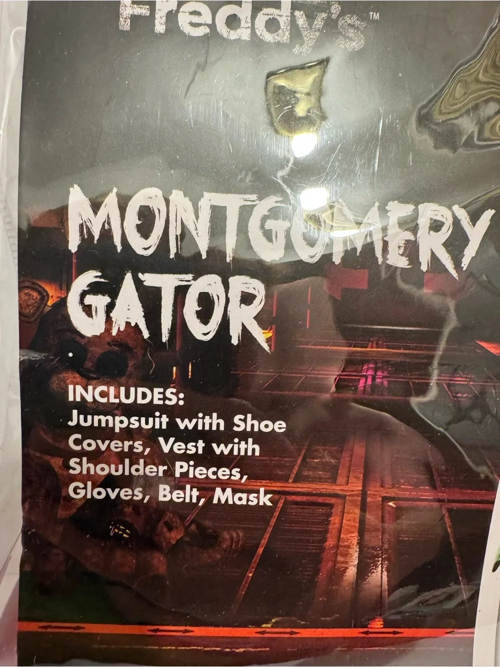 Five Nights At Freddy’s Montgomery Gator Halloween Costume Kids Med 8-10